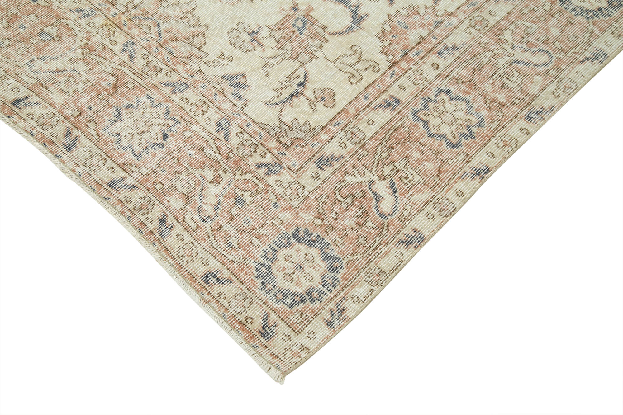 Collection of 6' 10'' x 10' 1'' Hand-Knotted Turkish Vintage Rug in a gallery layout