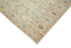 Collection of 6' 7'' x 9' 7'' Hand-Knotted Turkish Vintage Rug in a gallery layout