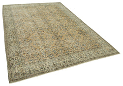 Collection of 6' 9'' x 9' 9'' Hand-Knotted Vintage Turkish Rug in a gallery layout