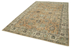 Collection of 6' 9'' x 10' 3'' Hand-Knotted Vintage Turkish Rug in a gallery layout