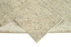 Collection of 6' 5'' x 9' 4'' Beige Vintage Turkish Rug in a gallery layout