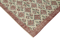 Collection of 6' 1'' x 9' Beige Vintage Rug in a gallery layout