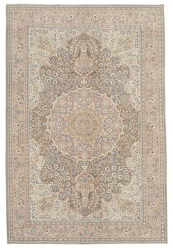 Collection of 6' 10'' x 10' 2'' Hand-Knotted Vintage Turkish Rug in a gallery layout