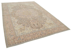 Collection of 6' 10'' x 10' 2'' Hand-Knotted Vintage Turkish Rug in a gallery layout