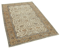 Collection of 3' 10'' x 5' 7'' Turkish Vintage Rug in a gallery layout