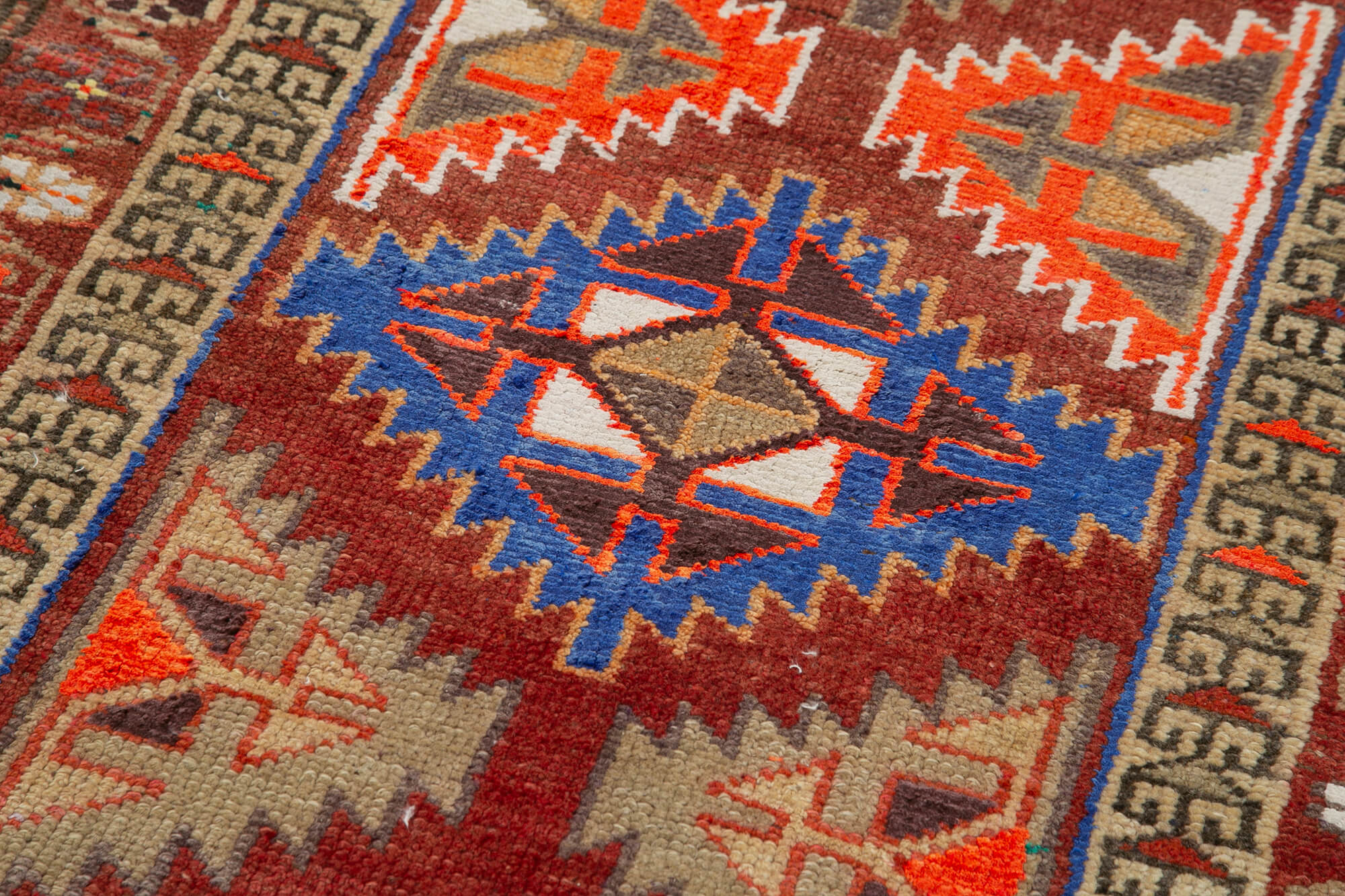 Collection of 2' 9'' x 11' 4'' Handmade Runner Rug in a gallery layout