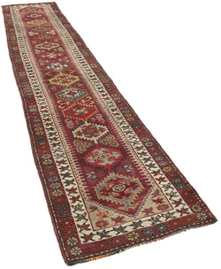 Collection of 2' 6'' x 13' 9'' Handmade Bohemian Runner Rug in a gallery layout