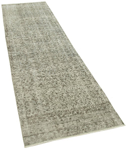 Collection of 2' 8'' x 9' 11'' Hand-knotted Turkish Runner Rug in a gallery layout