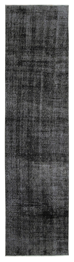 Collection of 2' 8'' x 10' 2'' Handmade Over-dyed Runner Rug in a gallery layout