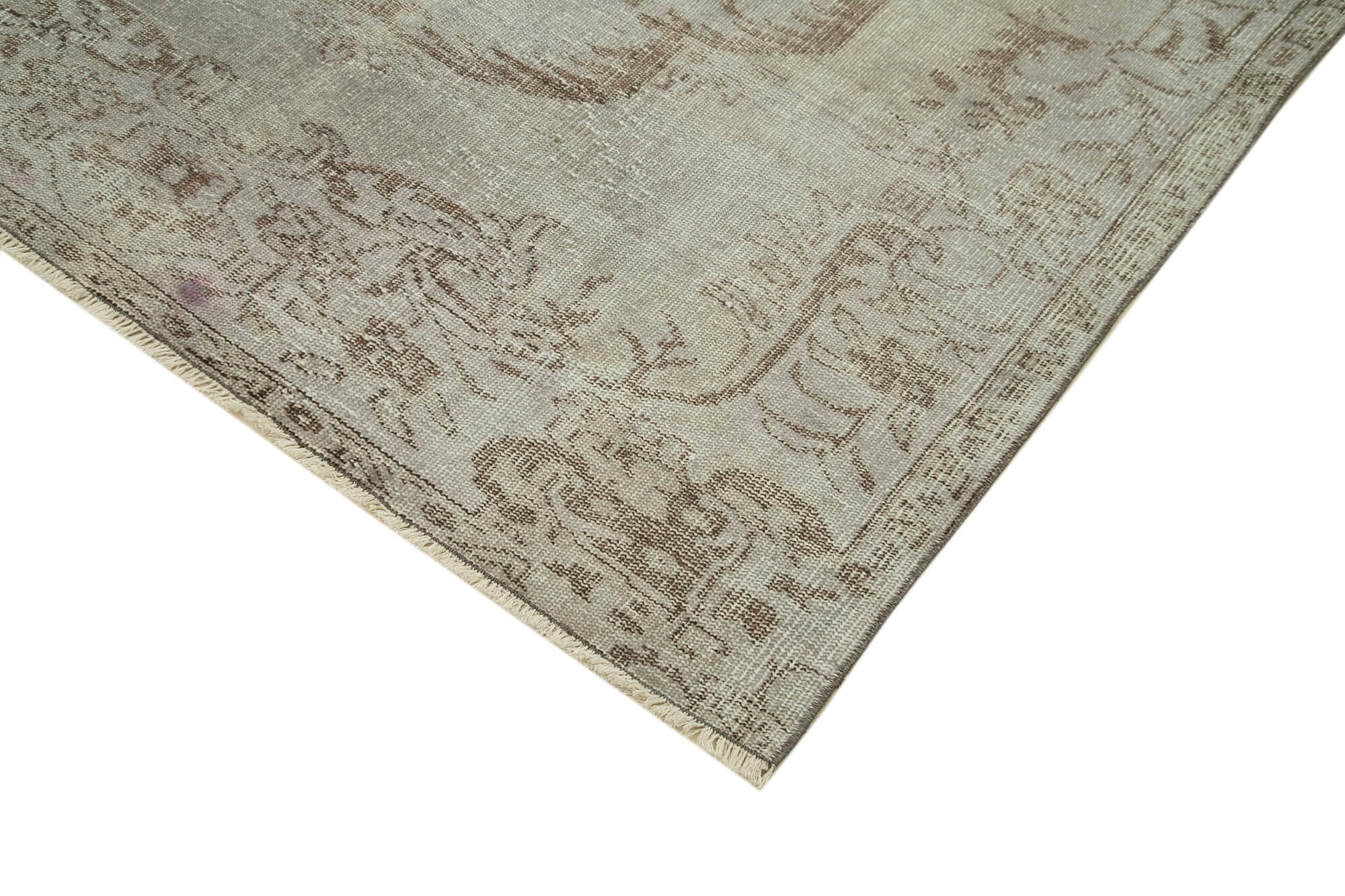 Collection of 5' 7'' x 9' Handmade Vintage Overdyed Rug in a gallery layout