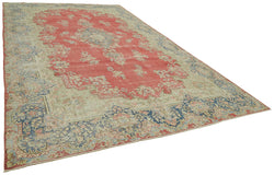 Collection of 9' 8'' x 16' 4'' Beige and Red Oversize Rug in a gallery layout