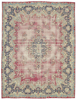 Collection of 9' 9'' x 13' 1'' Hand-Knotted Large Area Rug in a gallery layout