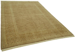 Collection of 6' 8'' x 9' 5'' Handmade Oushak Area Rug in a gallery layout