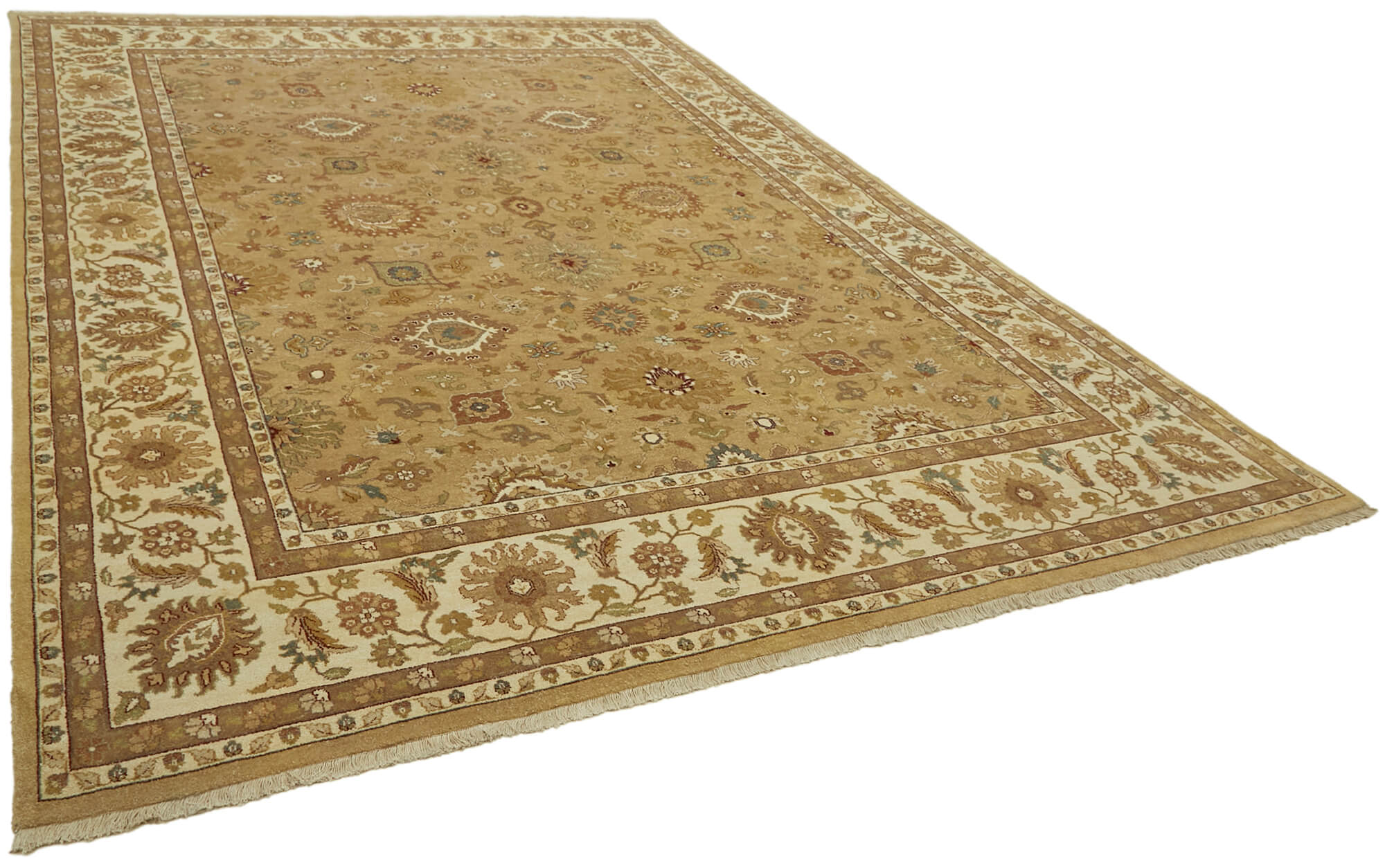 Collection of 8' 11'' x 12' 2'' Handmade Oushak Rug in a gallery layout