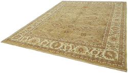 Collection of 8' 11'' x 12' 2'' Handmade Oushak Rug in a gallery layout