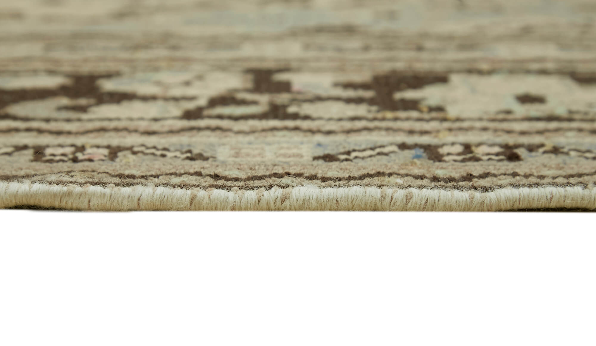 Collection of 8' 1'' x 11' 4'' Beige Oversize Vintage Area Rug in a gallery layout