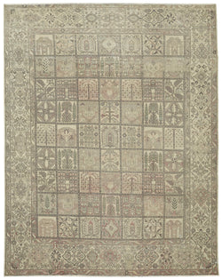 Collection of 9' 11'' x 12' 1'' Hand-Knotted Oriental Rug in a gallery layout