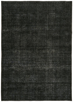 Collection of 9' 7'' x 13' 1'' Large Black Persian Rug in a gallery layout