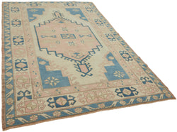 Collection of 6' 1'' x 8' 8'' Beige Small Anatolian Rug in a gallery layout