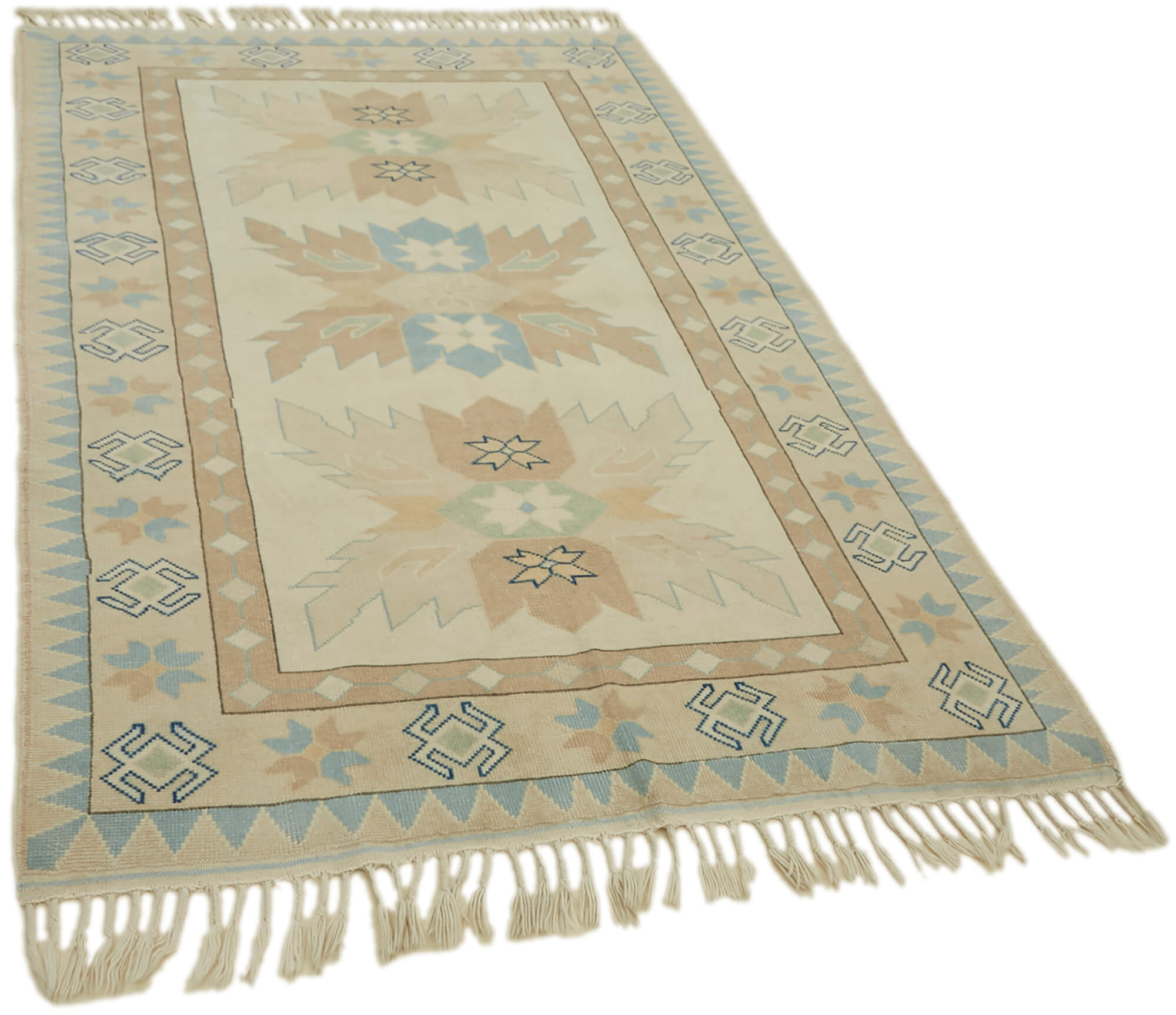 Collection of 4' 11'' x 7' 5'' Handmade Anatolian Rug in a gallery layout