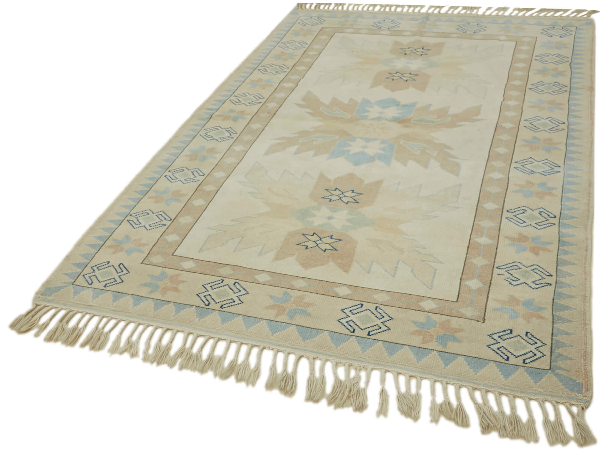 Collection of 4' 11'' x 7' 5'' Handmade Anatolian Rug in a gallery layout