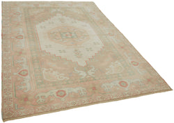 Collection of 6' x 8' 1'' Beige Handmade Oriental Rug in a gallery layout