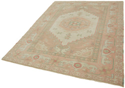 Collection of 6' x 8' 1'' Beige Handmade Oriental Rug in a gallery layout