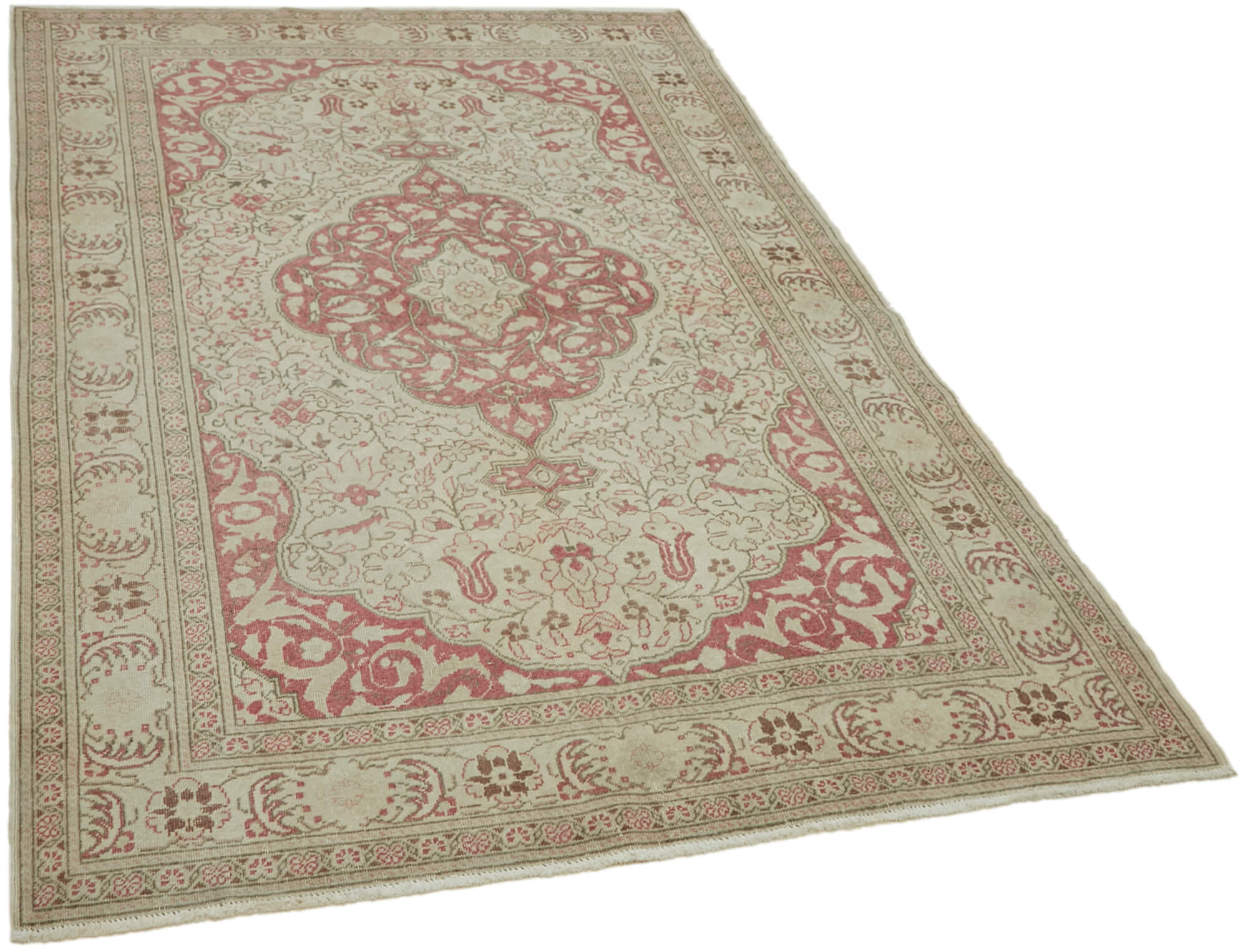 Collection of 5' x 7' 3'' Hand-Knotted Vintage Rug in a gallery layout