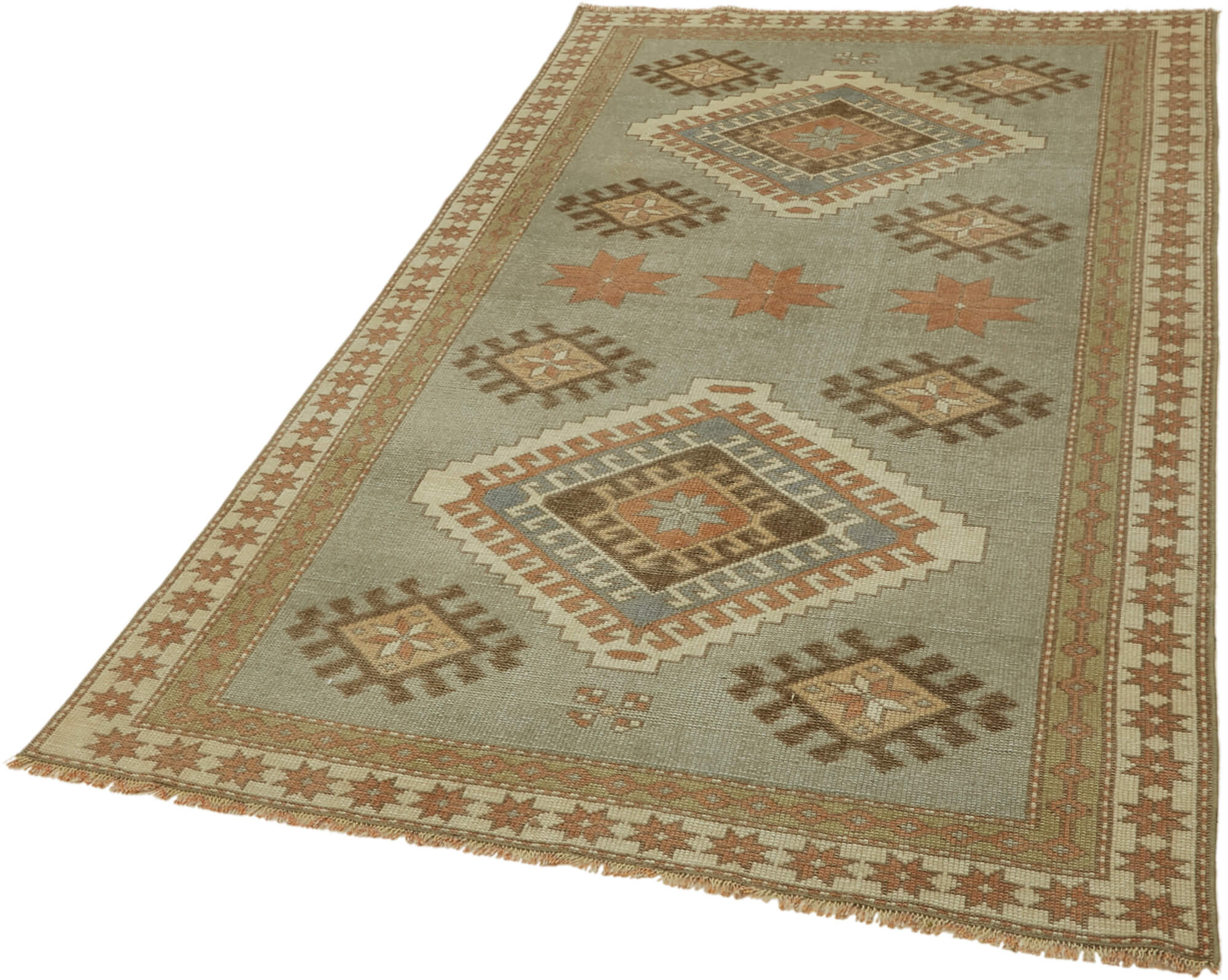 Collection of 4' 2'' x 6' 1'' Small Vintage Area Rug in a gallery layout