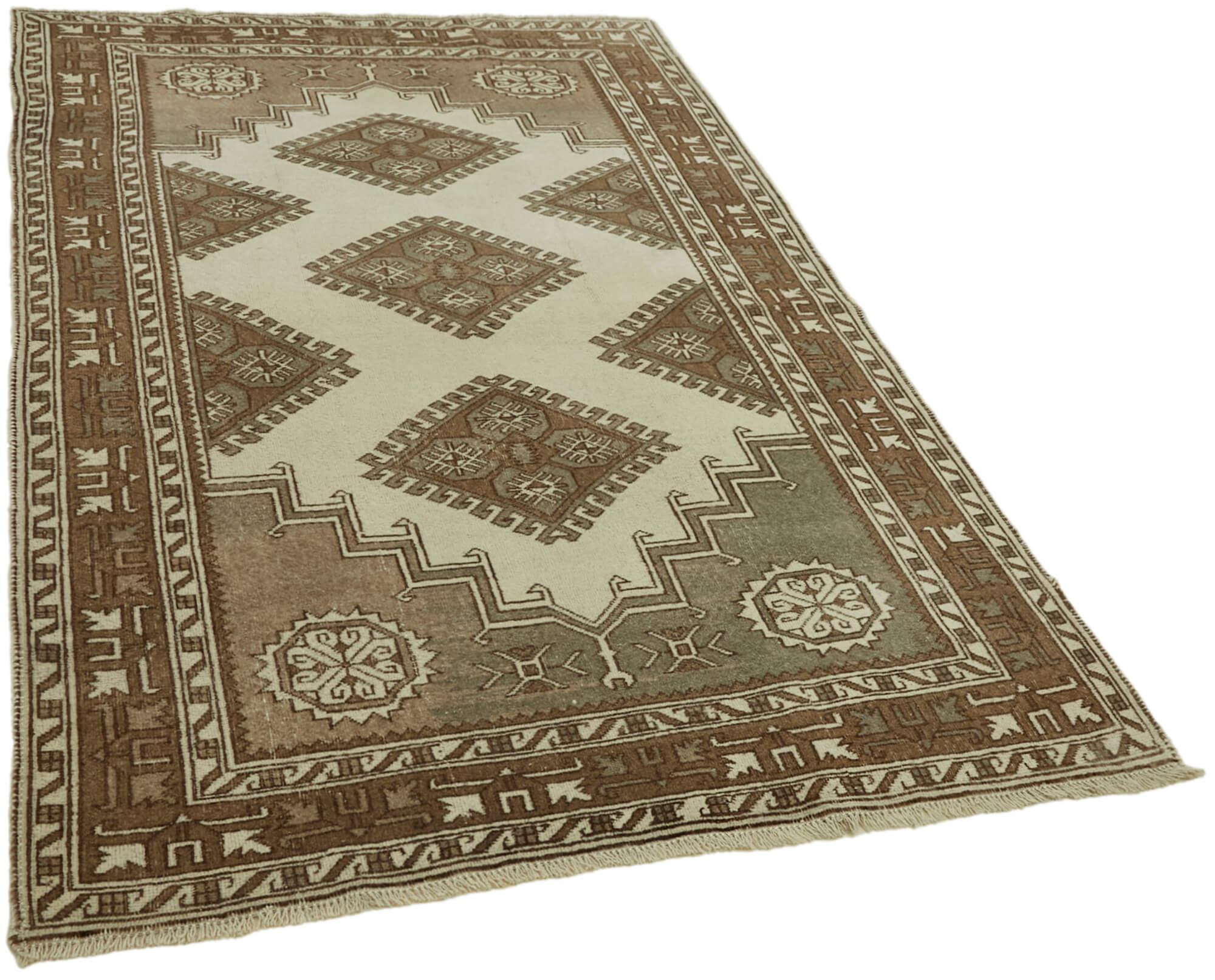 Collection of 4' 7'' x 7' Beige Small Area Rug in a gallery layout