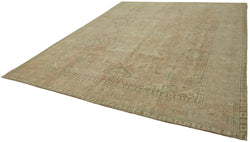 Collection of 9' 8'' x 12' 7'' Handmade Vintage Large Rug in a gallery layout