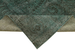 Collection of 9' 9'' x 13' 3'' Turquoise Large Area Rug in a gallery layout