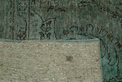 Collection of 9' 9'' x 13' 3'' Turquoise Large Area Rug in a gallery layout