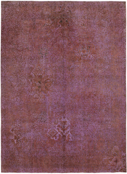 Collection of 9' 7'' x 12' 8'' Pink Handmade Persian Rug in a gallery layout