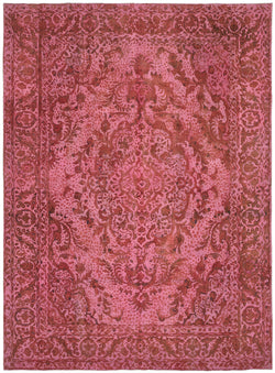 Collection of 9' 11'' x 13' 2'' Red Handmade Large Area Rug in a gallery layout