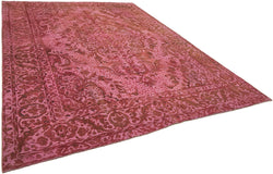 Collection of 9' 11'' x 13' 2'' Red Handmade Large Area Rug in a gallery layout