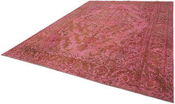 Collection of 9' 11'' x 13' 2'' Red Handmade Large Area Rug in a gallery layout