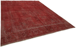 Collection of 9' 9'' x 12' 8'' Red Handmade Persian Rug in a gallery layout