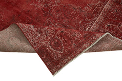 Collection of 9' 9'' x 12' 8'' Red Handmade Persian Rug in a gallery layout