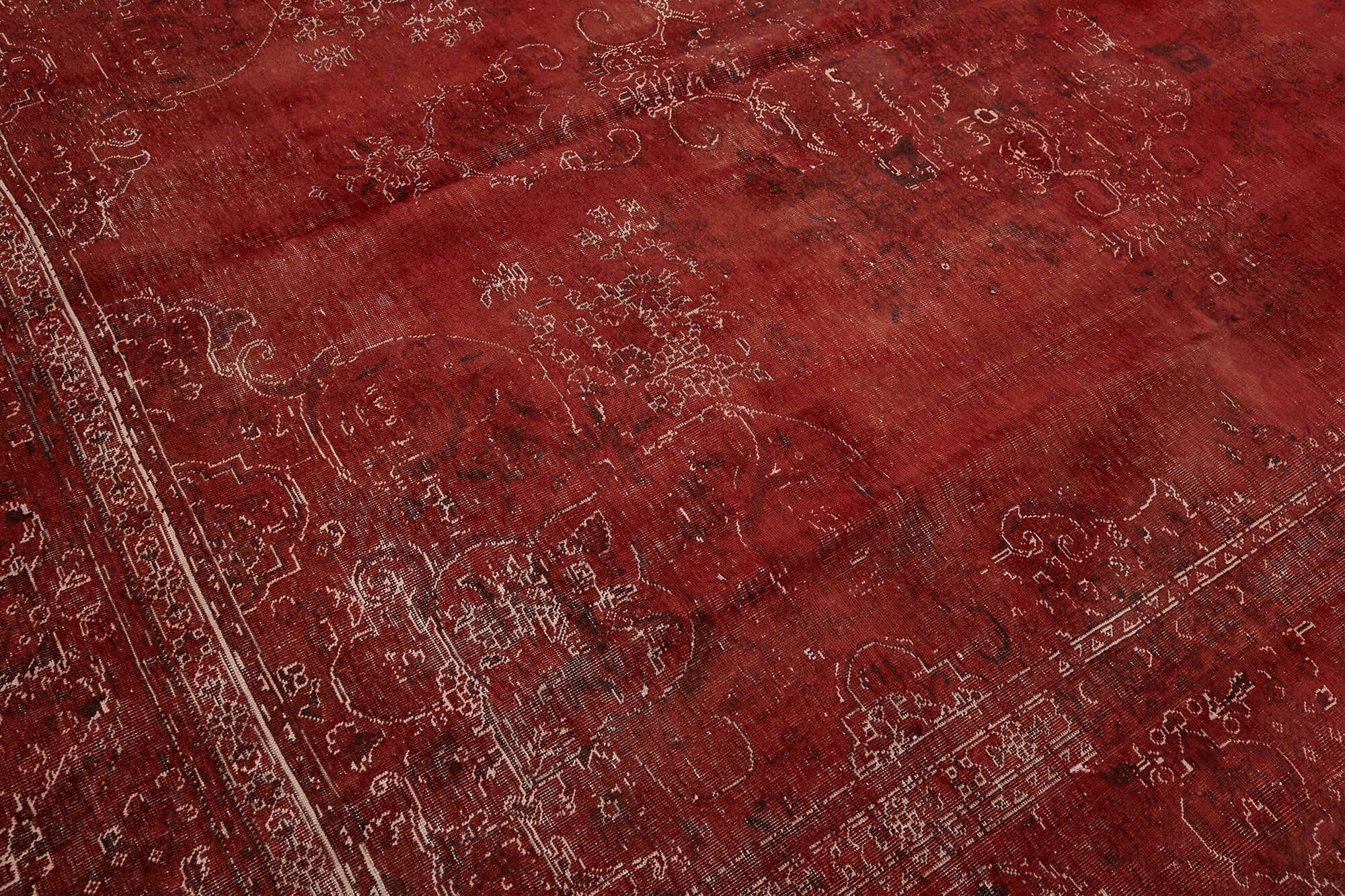 Collection of 9' 9'' x 12' 8'' Red Handmade Persian Rug in a gallery layout