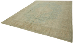 Collection of 9' 7'' x 12' 7'' Beige Vintage Large Rug in a gallery layout