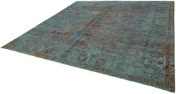 Collection of 10' 10'' x 10' 10'' Blue Square Large Area Rug in a gallery layout