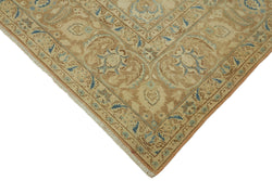 Collection of 9' 9'' x 12' 7'' Beige Vintage Large Area Rug in a gallery layout