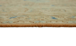 Collection of 9' 9'' x 12' 7'' Beige Vintage Large Area Rug in a gallery layout