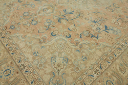 Collection of 9' 9'' x 12' 7'' Beige Vintage Large Area Rug in a gallery layout