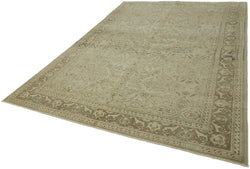 Collection of 7' 3'' x 10' 9'' Beige Vintage Large Area Rug in a gallery layout