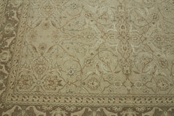 Collection of 7' 3'' x 10' 9'' Beige Vintage Large Area Rug in a gallery layout