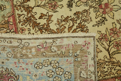 Collection of 8' 8'' x 11' 11'' Beige Vintage Handmade Rug in a gallery layout