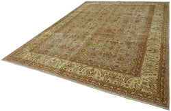 Collection of 9' x 12' 9'' Beige Vintage Oversized Rug in a gallery layout