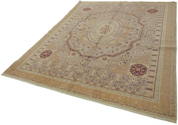 Collection of 6' 11'' x 8' 8'' Hand-Knotted Oushak Area Rug in a gallery layout